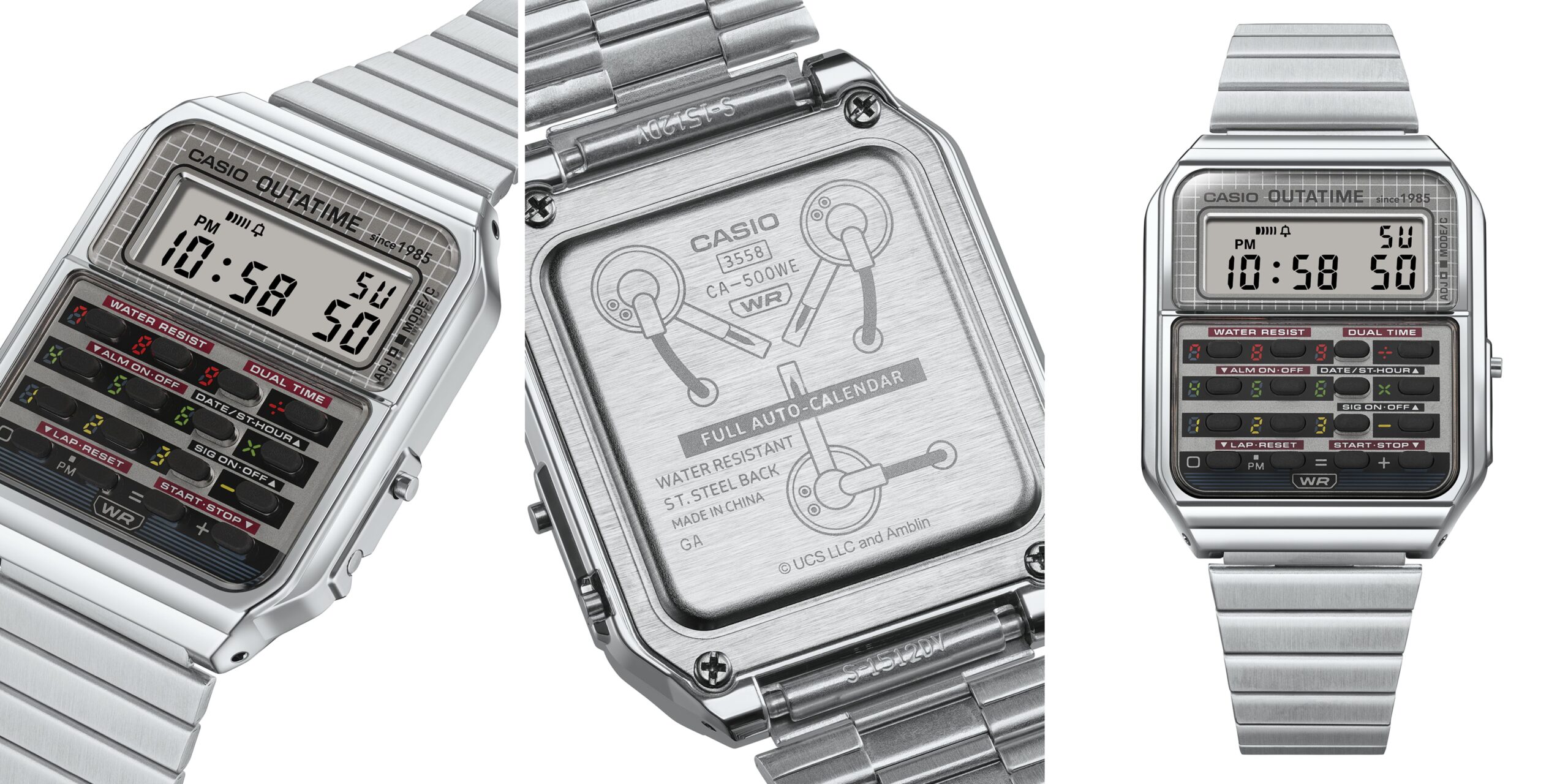 Casio montre retour vers le futur CA 500WEBF 1A 01