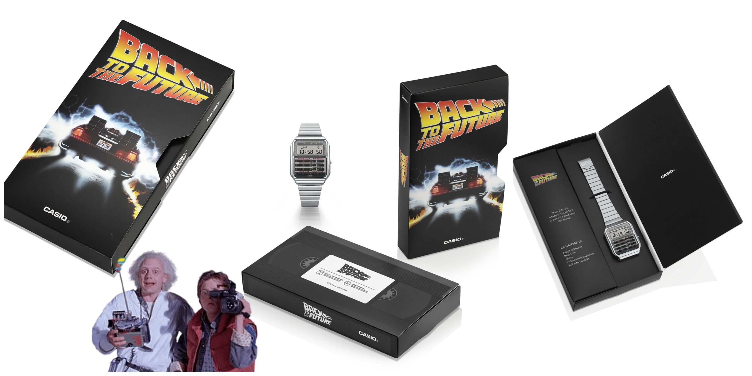 Casio montre retour vers le futur CA 500WEBF 1A 02