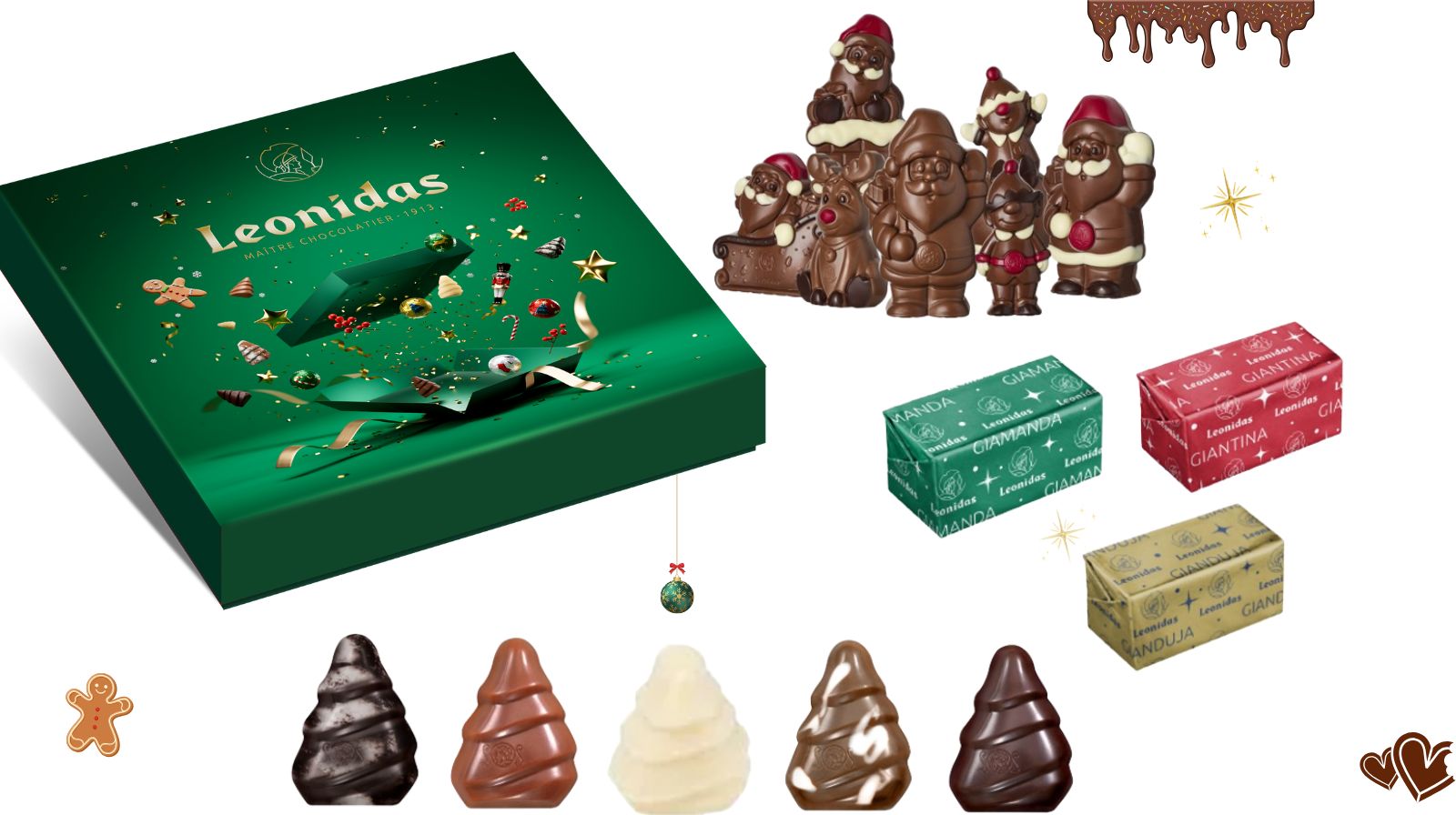 chocolat noel leonidas