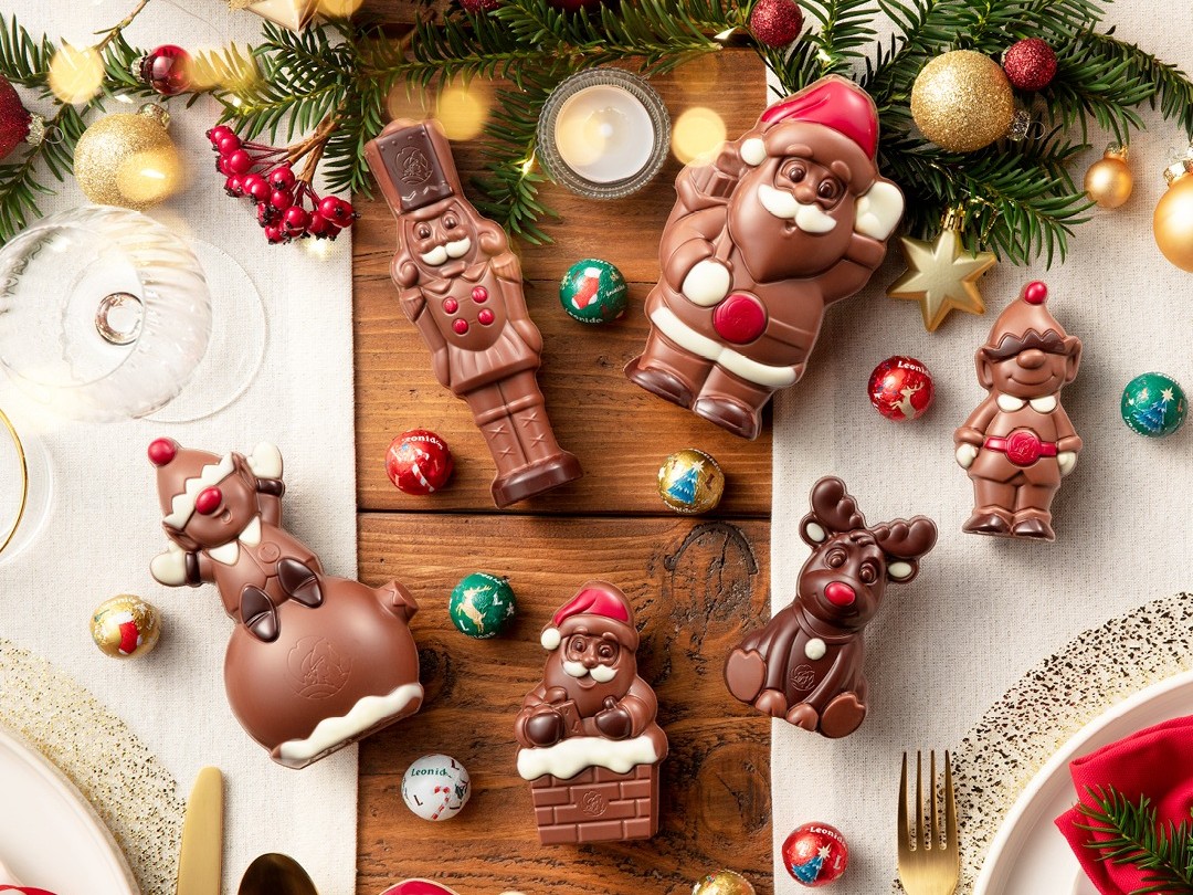 leonidas chocolat noel 2025