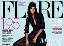 Arlenis Sosa par Jason Kim pour Flare Août 2013