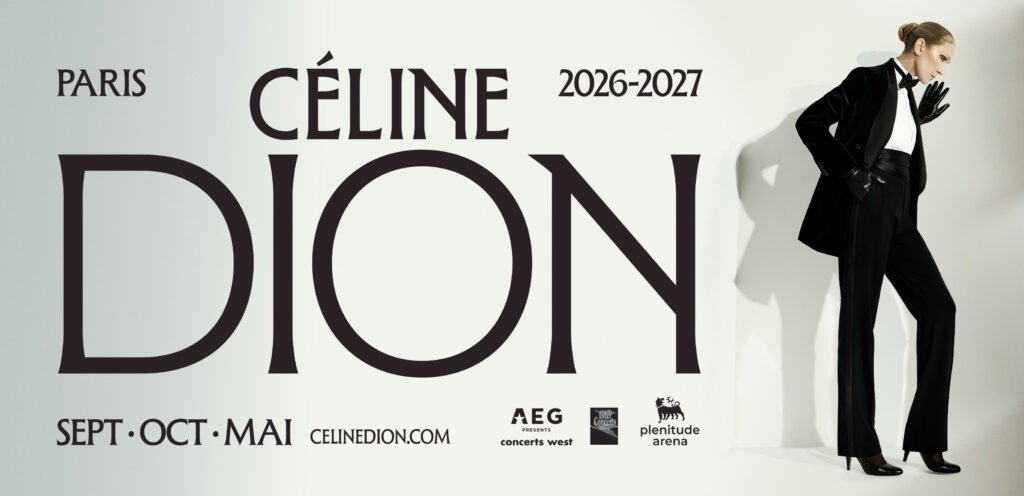 CÉLINE DION PARIS 2026 2027 concert plenitude arena nanterre jeu concours CÉLINE DION PARIS 2026 2027 concert plenitude arena nanterre jeu concours