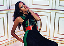Cindy bruna pour la pré-collection automne 2015 Balmain