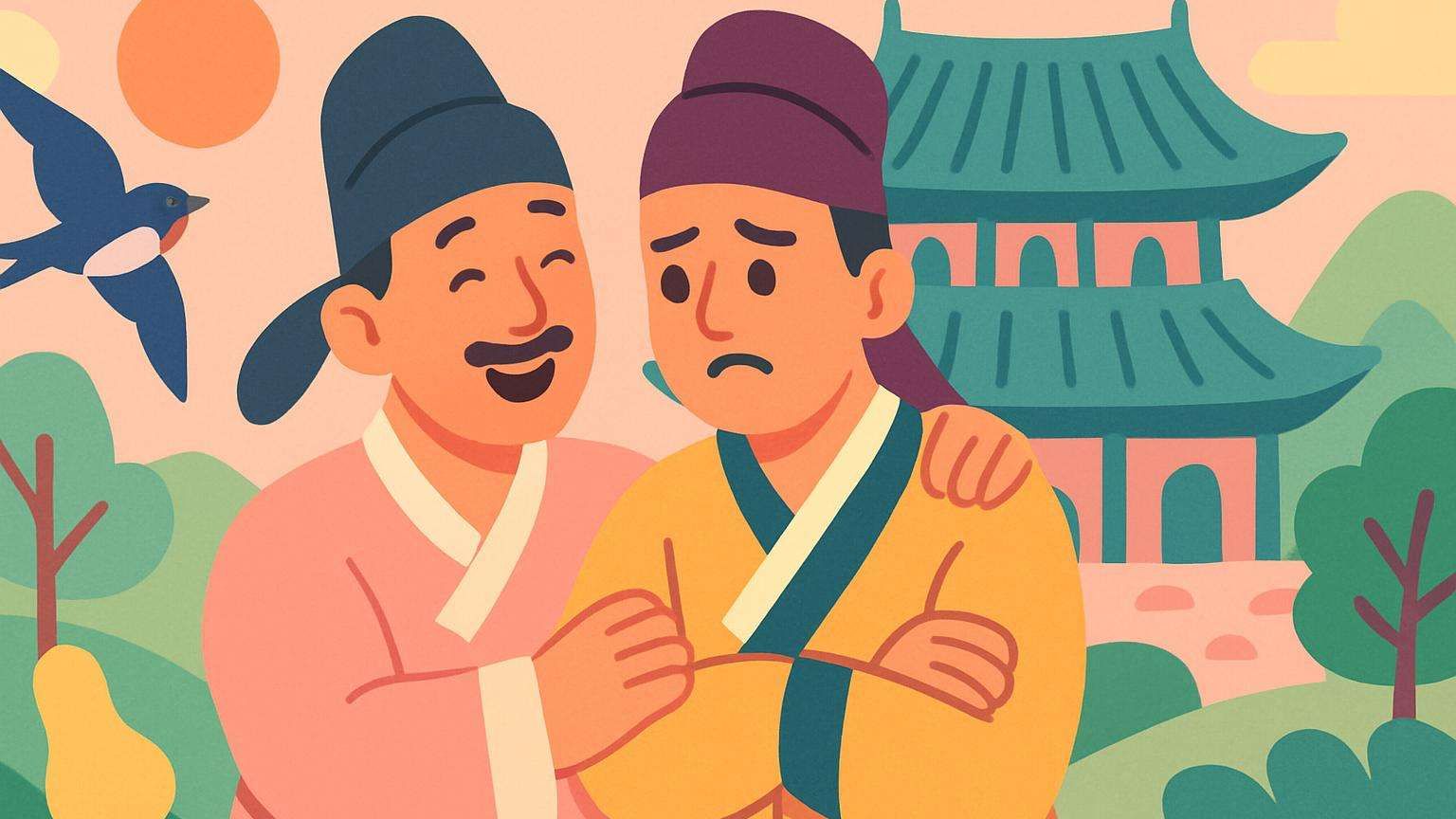 Conte coréen à deux voix heungboga