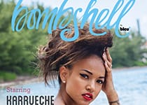 Karrueche Tran en couverture de Bombshell Magazine by Bleu