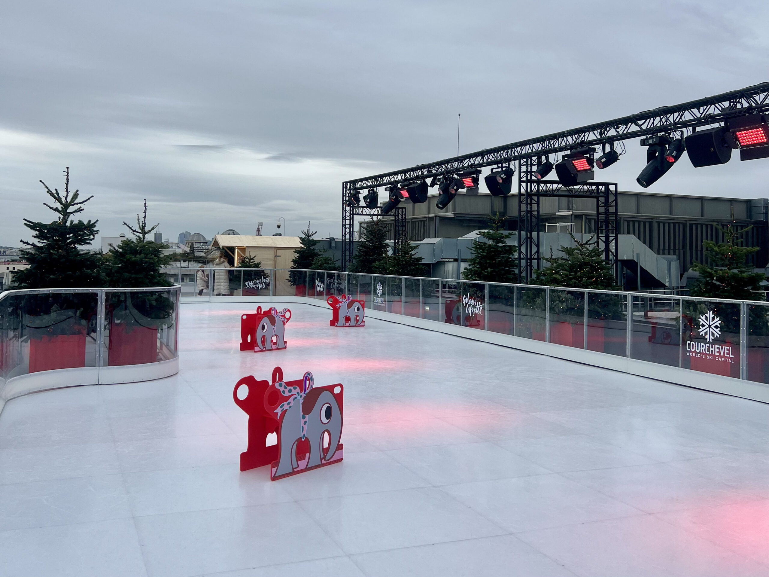 Patinoire Galeries La Fayette Haussmann Paris Terrasse 01
