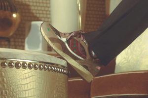 Esprit vintage pour la Shadow 6000 « Chocolate Chip » Saucony x Feature