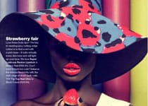 Tina Johnson par Filippo del Vita pour Glamour Magazine