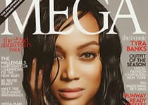 Tyra Banks en couv&rsquo; de Mega Magazine février 2014