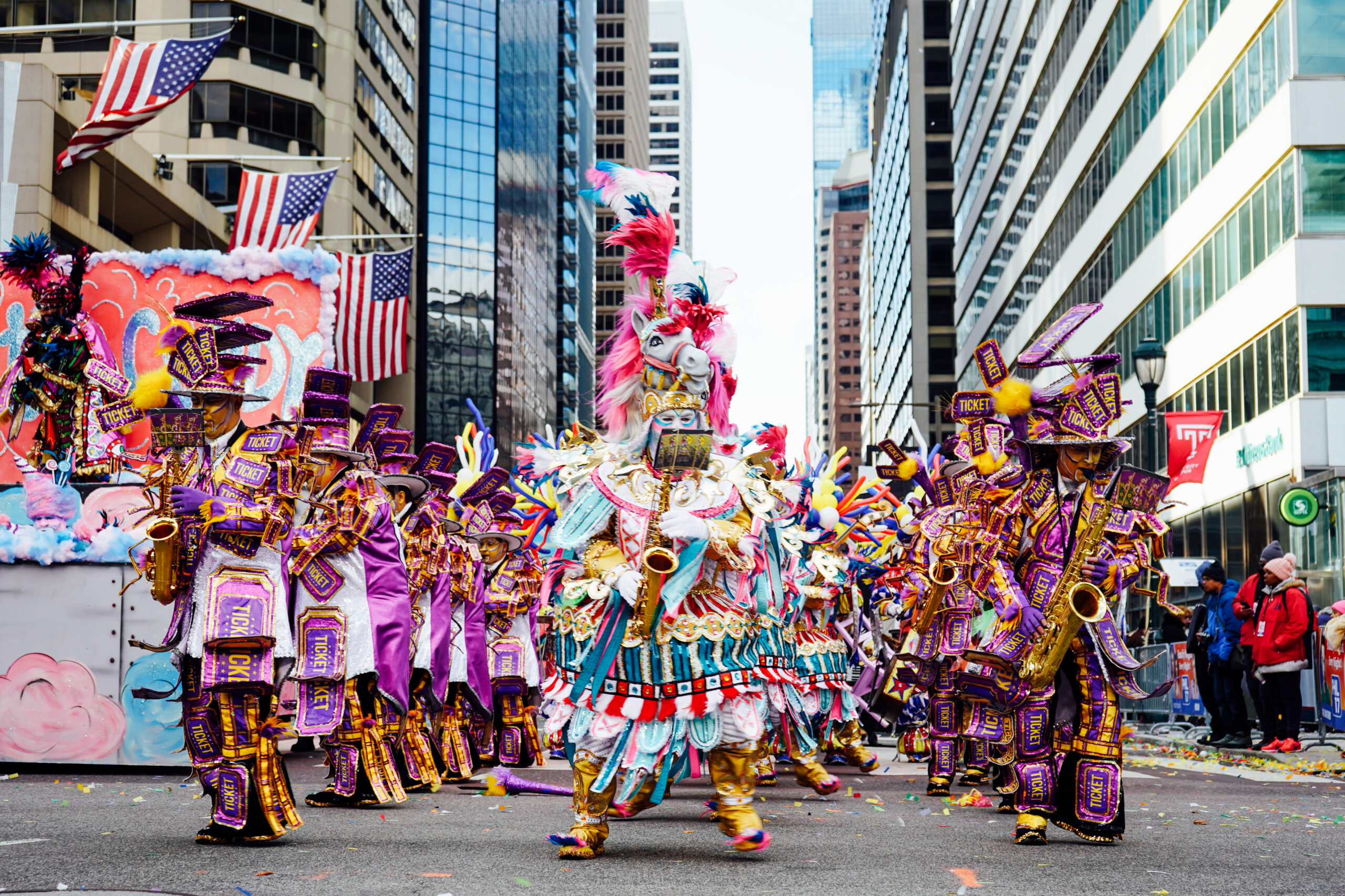 Visit Philadelphie 2020 Mummers Parade photo by Kyle Huff for PHLCVB