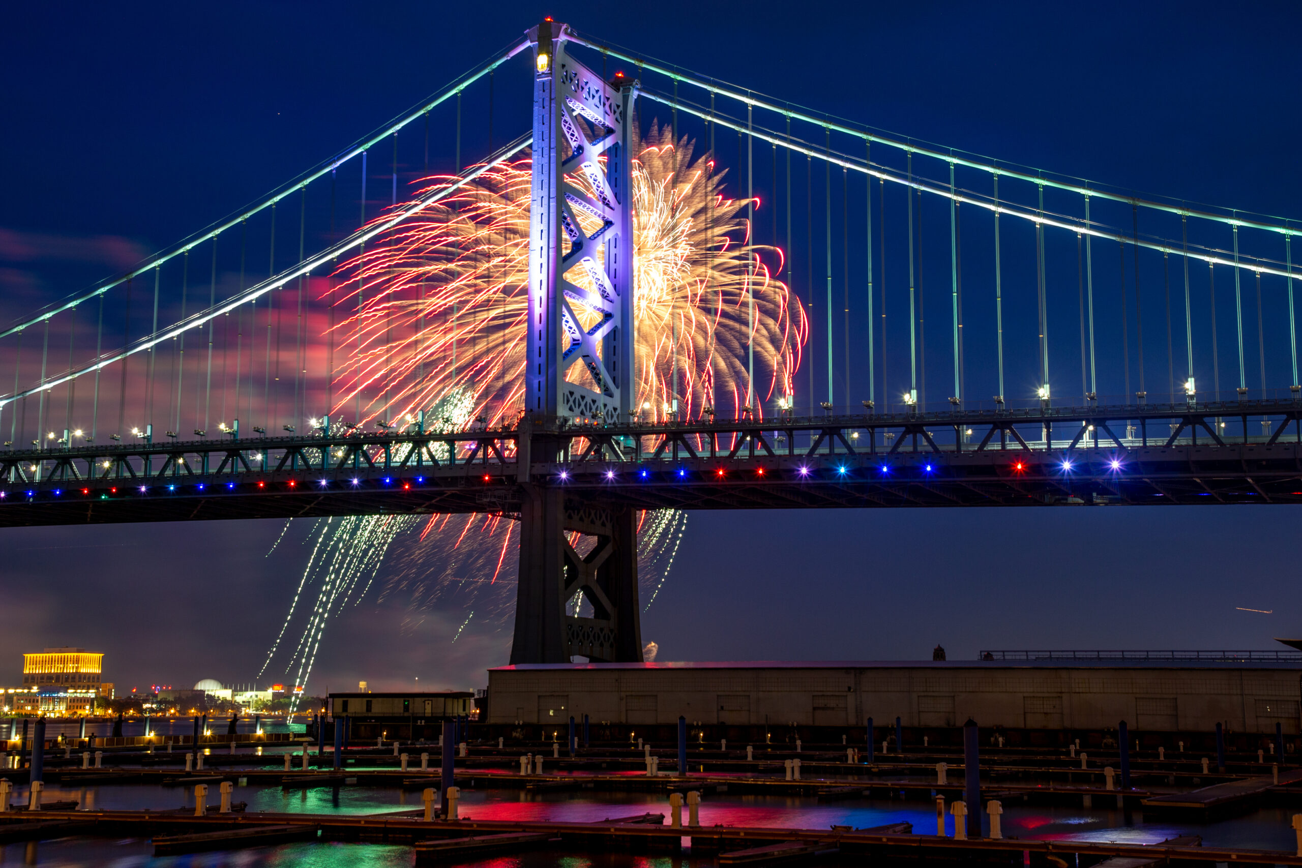 Visit Philadelphie Fireworks on Del River Waterfront