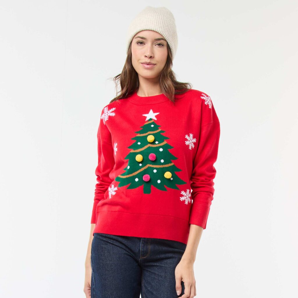 kiabi pull de noel imprime sapin rouge edz94 1 zc1 kiabi pull de noel imprime sapin rouge edz94 1 zc1