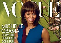 Michelle Obama en couv&rsquo; de Vogue US Avril 2013