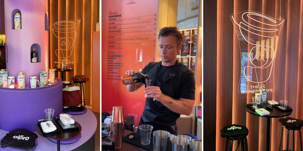 the l or sinners cafe pop up paris